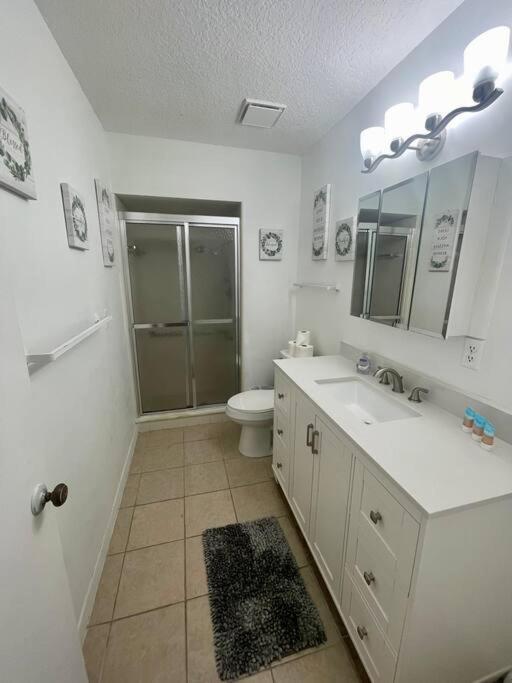 Lakefront Duplex With Pontoon Boat 2 Bedroom Home Mount Dora Bagian luar foto
