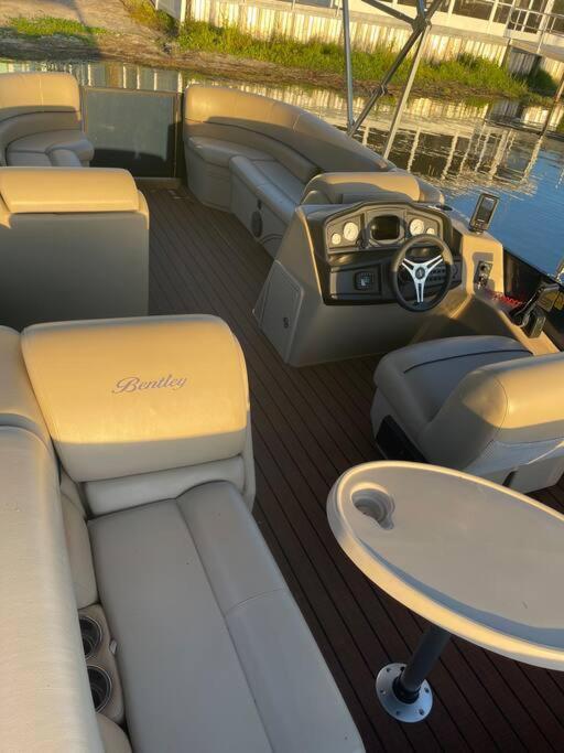 Lakefront Duplex With Pontoon Boat 2 Bedroom Home Mount Dora Bagian luar foto