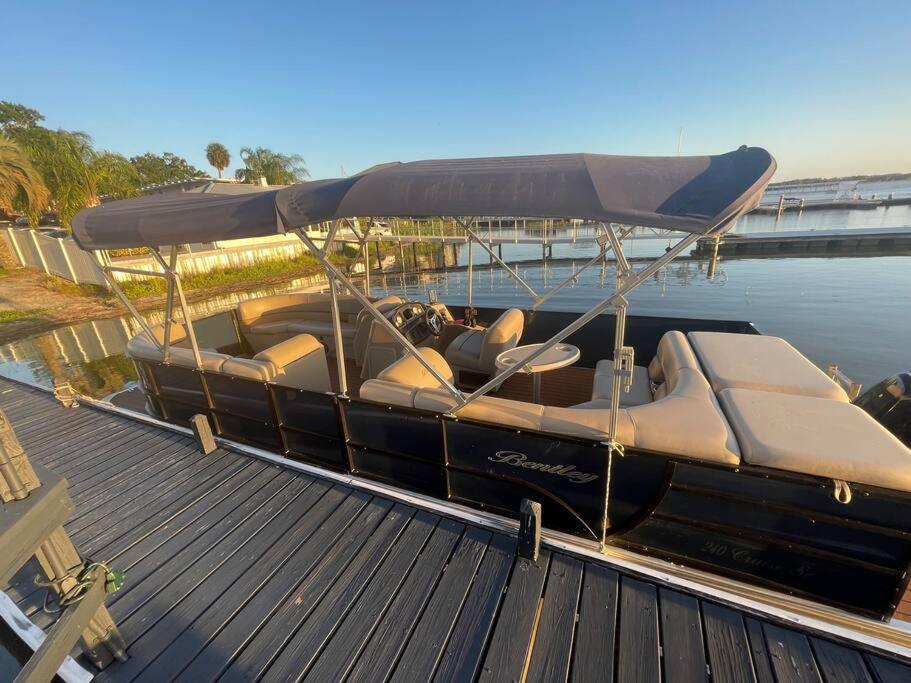 Lakefront Duplex With Pontoon Boat 2 Bedroom Home Mount Dora Bagian luar foto