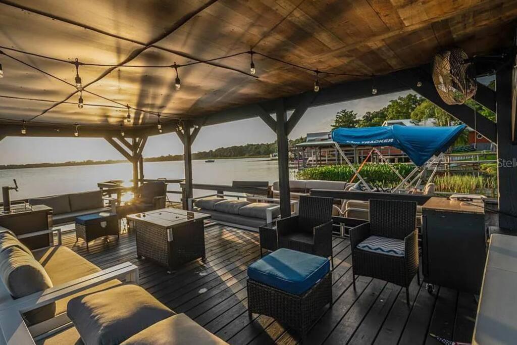 Lakefront Duplex With Pontoon Boat 2 Bedroom Home Mount Dora Bagian luar foto