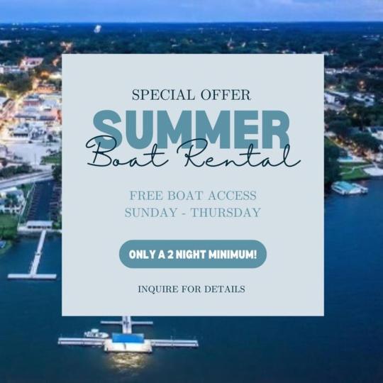 Lakefront Duplex With Pontoon Boat 2 Bedroom Home Mount Dora Bagian luar foto
